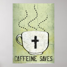 La caféine économise posters