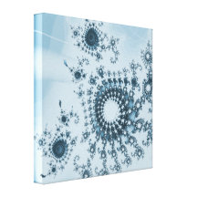 La calotte glaciaire se développe en spirales frac toile tendue