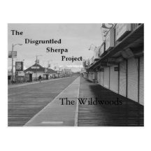 La carte postale contrariée de Wildwood de projet 