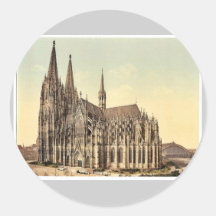 La cathédrale, côté, Cologne, le Rhin, Allemagne r Adhésifs