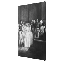 La cérémonie de mariage toiles tendues