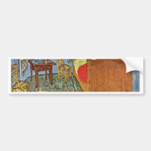 La chambre à coucher de Vincent dans Arles, par Vi Adhésif Pour Voiture