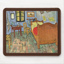 La chambre à coucher de Vincent dans Arles, par Vi Tapis De Souris