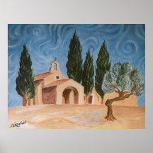 La Chapelle Sixte d'Eygaillières Poster
