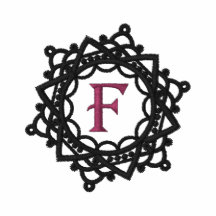 La chemise des femmes brodées par flocon de neige  polo brodé
