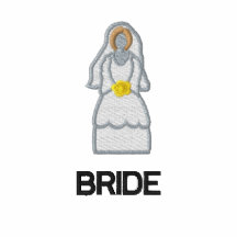 La chemise des femmes brodées par JEUNE MARIÉE Polo Brodé