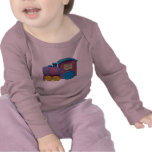 La chemise du nourrisson rose de train t-shirt
