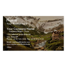 La Cirque, Gavarnie, cru Phot de Pyrénées, France Cartes De Visite Professionnelles