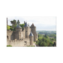 La Cite, Carcassonne Canvas Prints