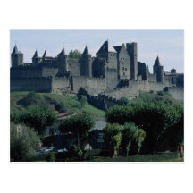 La Cite, Languedoc-Roussillon, Carcassonne, France Post Cards