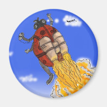 La coccinelle enlève l'aimant