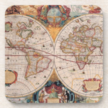 La conception antique vintage de carte de Vieux Mo Sous-bocks