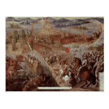 La conquête de Tenochtitlan Carte Postale