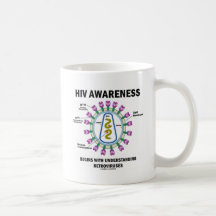 La conscience d'HIV commence à comprendre des Retr Tasses