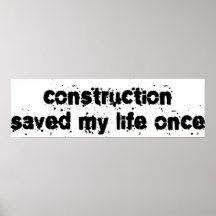 La construction a sauvé ma vie par le passé poster
