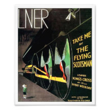 La copie de photo de Scotsman de vol