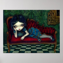La copie gothique d'art de victorian de sofa d'éca posters