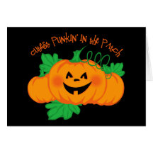 La correction de Punkin la plus mignonne Carte De Vœux