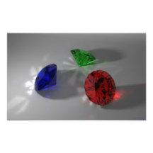 La couleur lapide (rouge, vert, bleu) le Photoprin