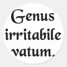 La course irritable des poètes autocollants