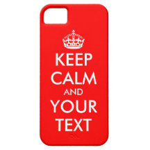 La coutume maintiennent l'affaire calme | de l'iPh iPhone 5 Case
