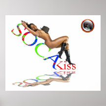 La couverture de baiser de Soca Posters