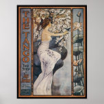 La couverture vintage de Songbook de tango Affiche