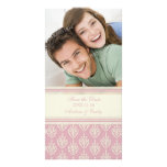 La crème et le rose sauvent les cartes photos de m carte avec photo