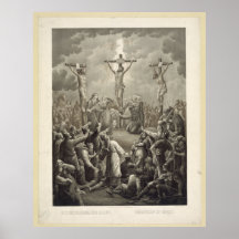 La crucifixion du Christ meurent Kreuzigung Jesu C Posters