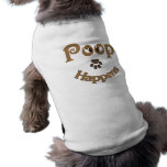 La dunette se produit habillement d'animal familie tee-shirts pour toutous