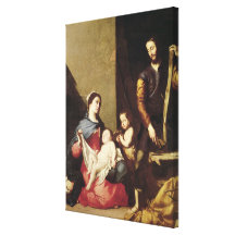 La famille sainte, 1639 toile tendue sur châssis