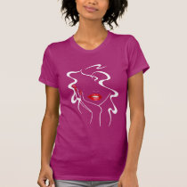 La Femme Makeup Artist designer t-shirts