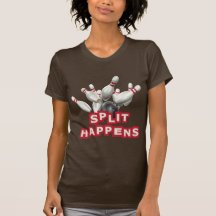 La fente de roulement se produit t-shirt