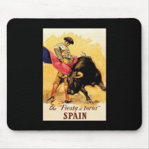 La fiesta De Toros In Espagne Tapis De Souris