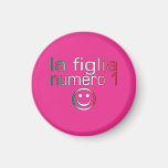 La Figlia Numero 1 - Number 1 Daughter in Italian Magnets