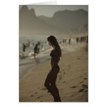 La fille d'Ipanema (photo) Carte De Vœux