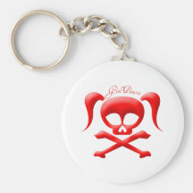 La fille pirate Keychain Porte-clef