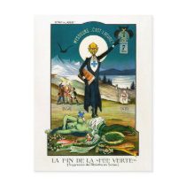 La Fin de la "Fée Verte" Postcards
