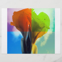La fleur d'art de bruit dans la couleur différente tract customisé