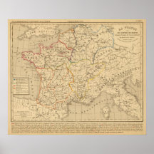 La France sous les enfans de Clovis Posters