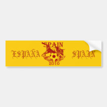 La furia futbol fans soccer shield gifts bumper sticker