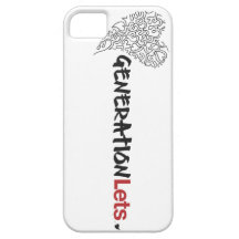 La génération LAISSE le cas de l'iPhone 5 - blanc Étui iPhone 5