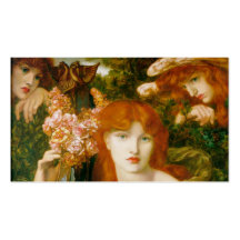 La Ghirlandata - Dante Gabriel Rossetti Business Card