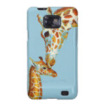 la girafe Samsung de mère téléphonent le cas Étui Samsung Galaxy S2