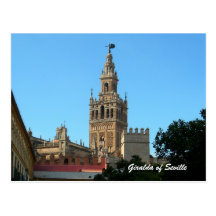La Giralda of Seville, travel postcard