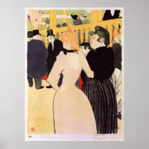 la Goulue and her sister by Toulouse-Lautrec Posters