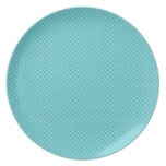 La goupille de point de polka pointille le motif b assiettes pour soirée