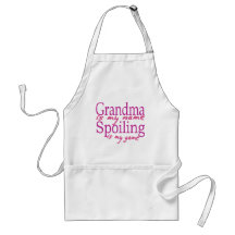 La grand-maman est mon nom tablier