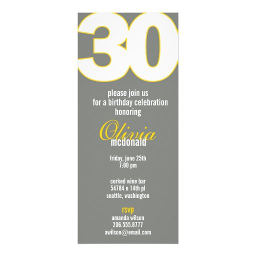 La grande invitation de l'anniversaire 3-0