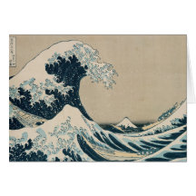 La grande vague de Kanagawa Cartes De Vœux